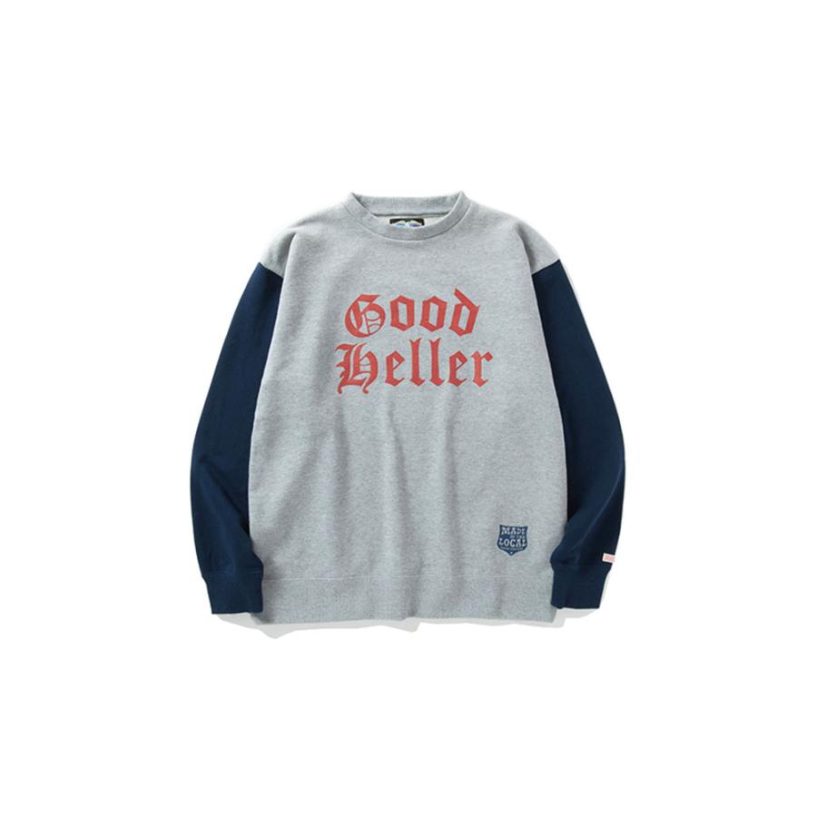 Good Heller グッドヘラー TWO TONE CREW NECK SWEAT GH-23SS009 