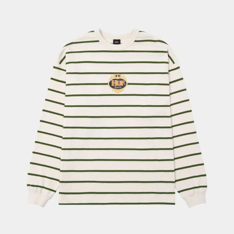 HUF ハフ ESPECIAL STRIPE LS CREW KN80131FA24 ロンT カットソー 長袖 