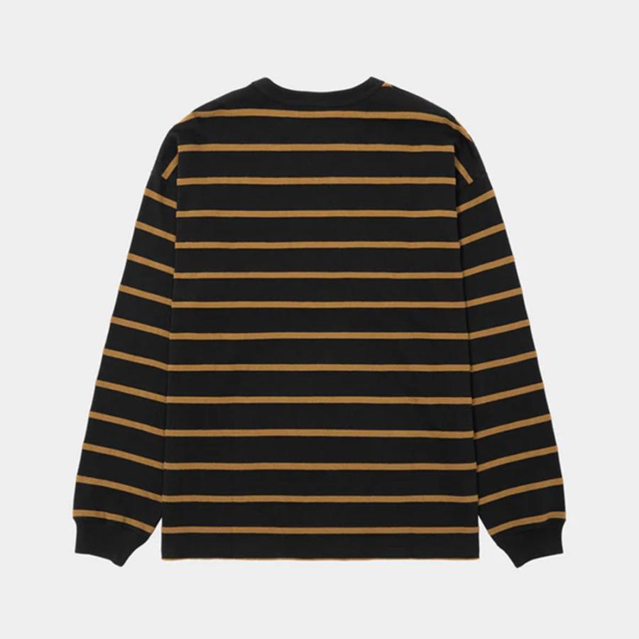 HUF ハフ ESPECIAL STRIPE LS CREW KN80131FA24 ロンT カットソー 長袖 