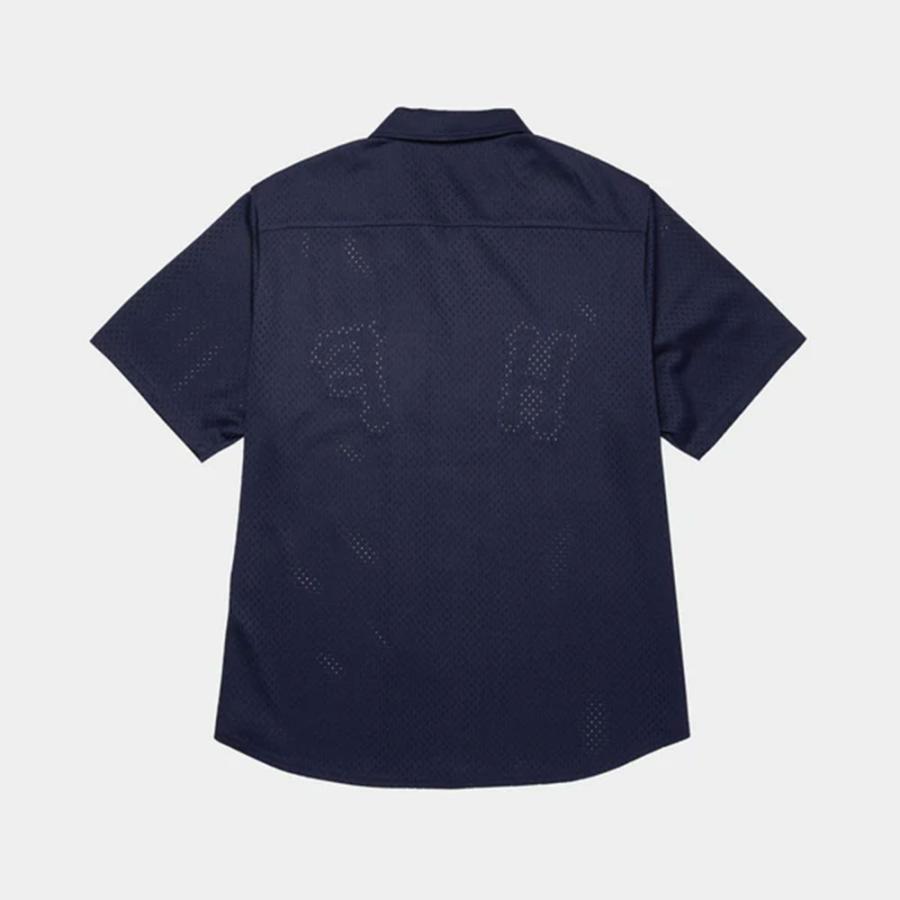 HUF ハフ ARCH MESH BUTTON UP BU00237SP25 メッシュシャツ 半袖 ワン