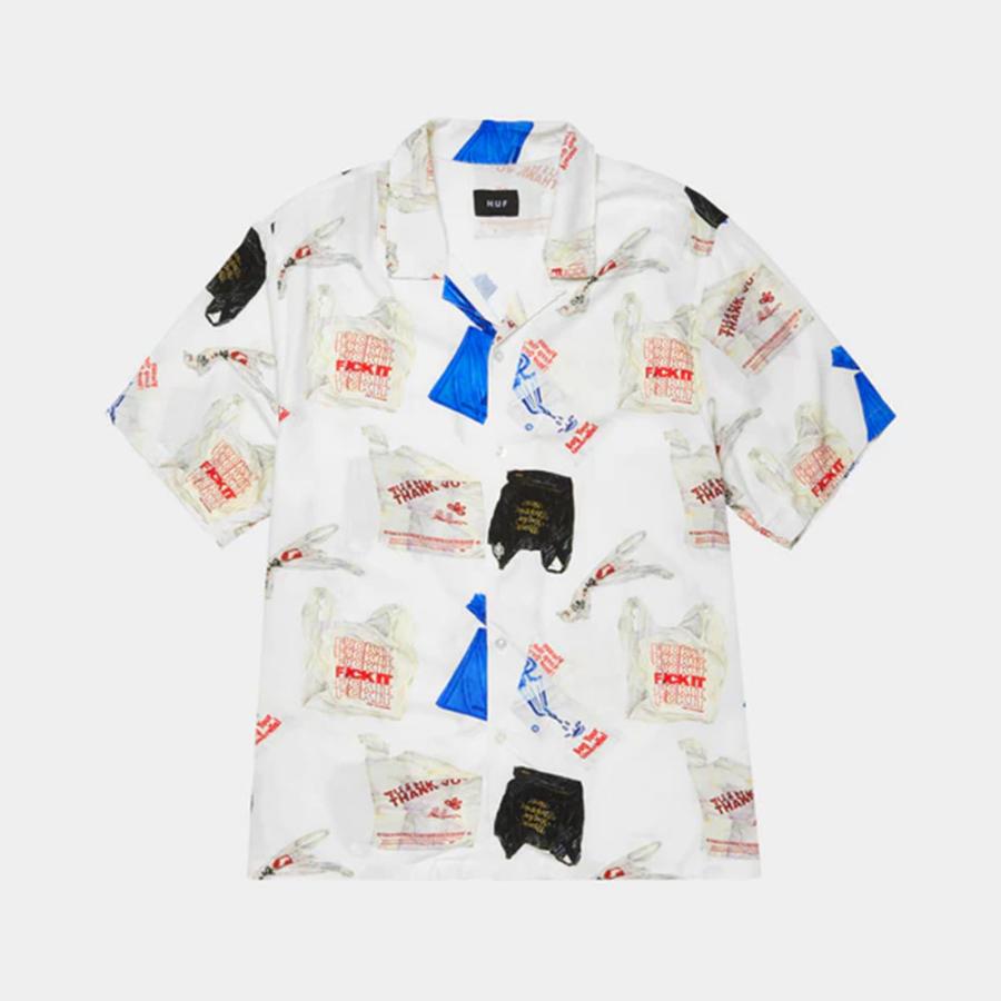 HUF ハフ MERIDA RESORT SHIRT BU00236SP25 オープンカラーシャツ 開襟