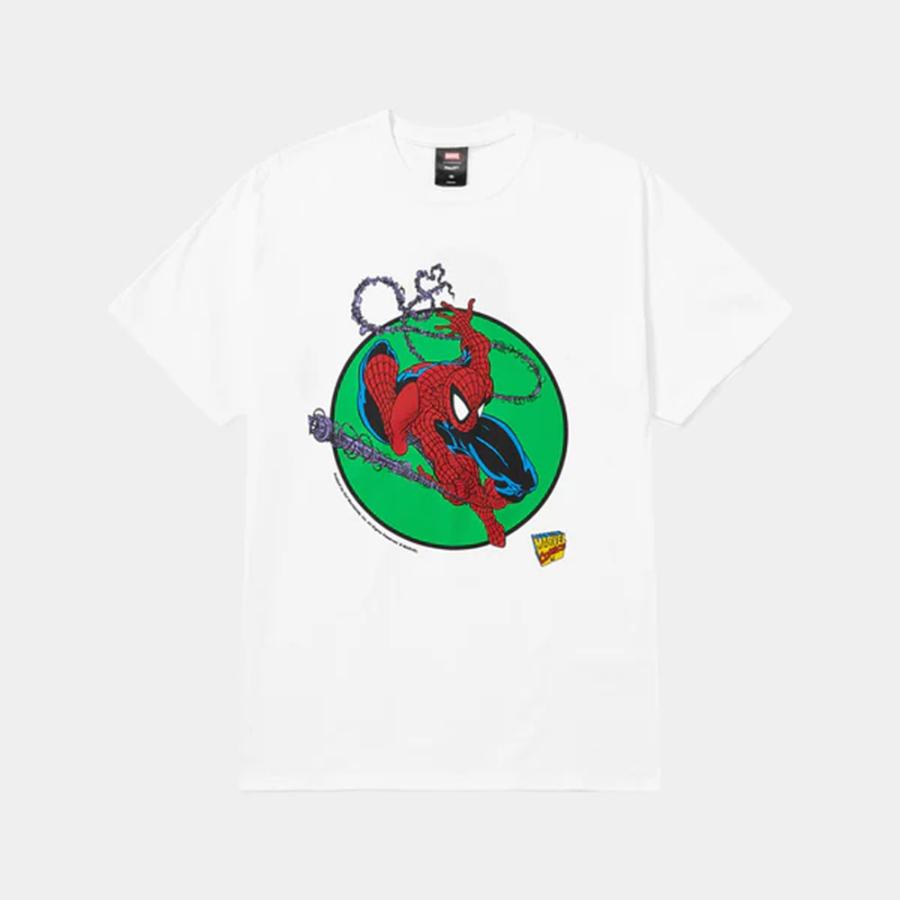 HUF ハフ X MARVEL SPIDER-MAN THREE HUNDRED TEE TS02724FA25