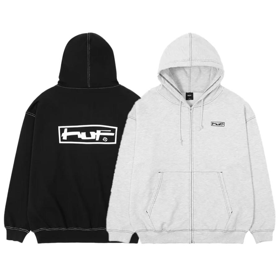 HUF ハフ STRETCH FULL ZIP HOODIE PF00756FA25 ジップフーディー