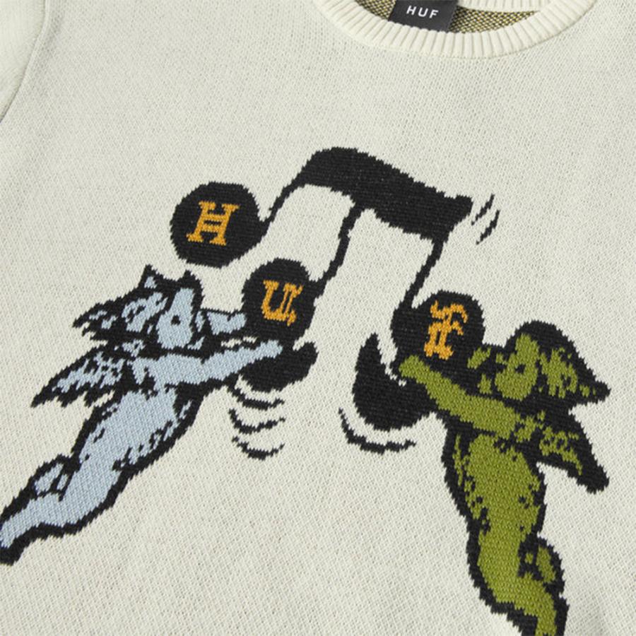 HUF ハフ SONG INTARSIA SWEATER KN00507FA24 ジャガードニット