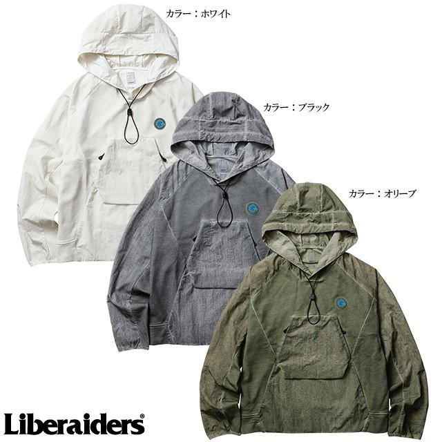送料含む LIBERAIDERS OVERDYED NYLON SLEEVES パーカー パーカー