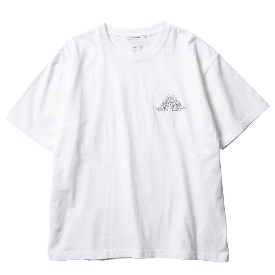 Liberaiders リベレイダース PYRAMID LOGO TEE 756042303 Tシャツ 半袖 フロストウォッシュ加工 ヴィンテージライク ピラミッド｜battleline-web｜02