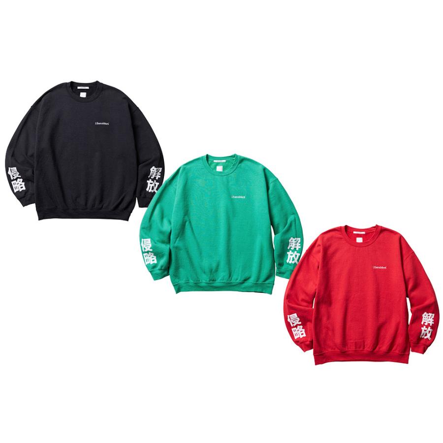 Liberaiders（リベレイダース） PROPAGANDA CREWNECK 753182303 