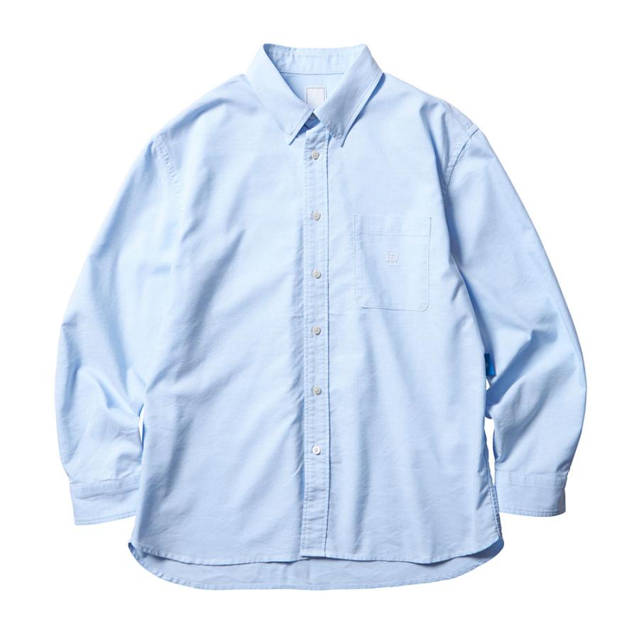 Liberaiders リベレイダース COOLMAX OXFORD B.D SHIRT 701022401 オックスフォードシャツ 長袖 ワンポイントロゴ 無地｜battleline-web｜05