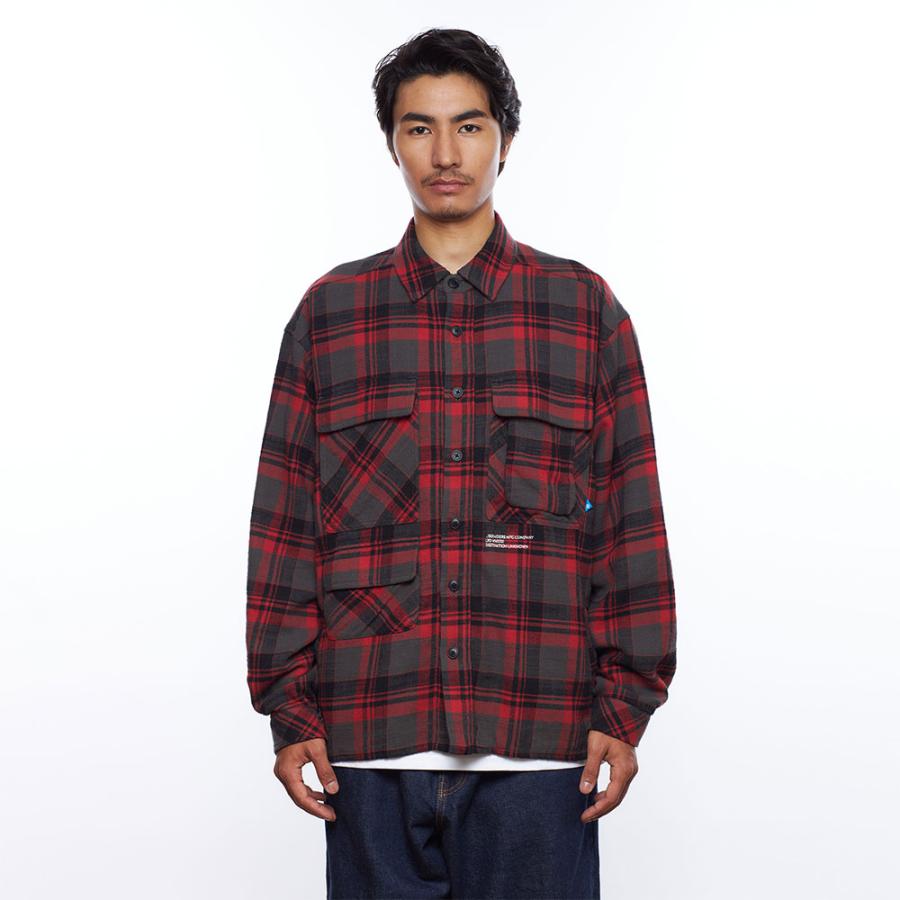 Liberaiders（リベレイダース） MULTI POCKETS PLAID SHIRT 781012403