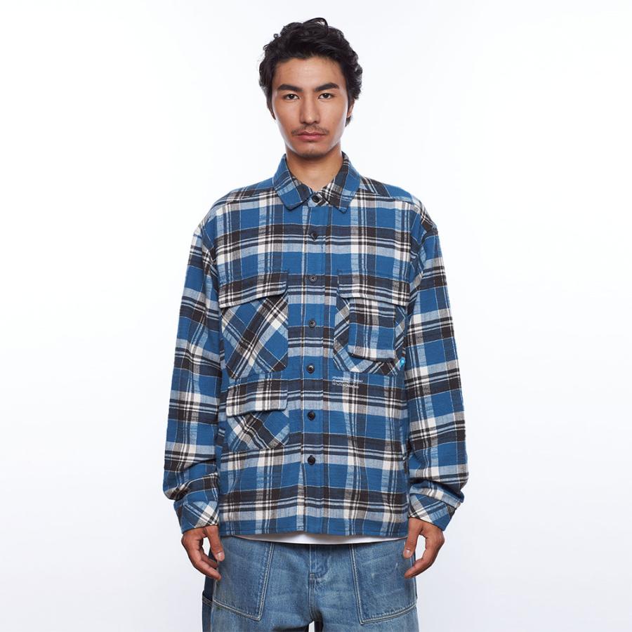 Liberaiders（リベレイダース） MULTI POCKETS PLAID SHIRT 781012403