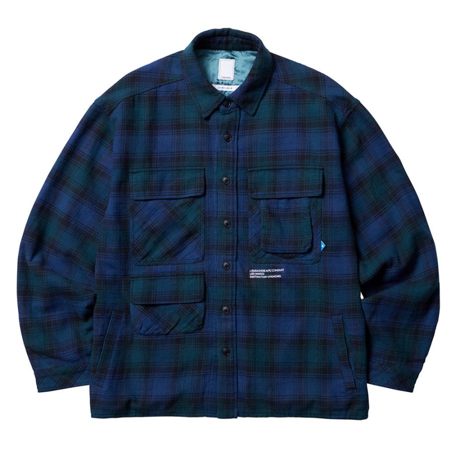 Liberaiders（リベレイダース） MULTI POCKETS PLAID SHIRT 781012403