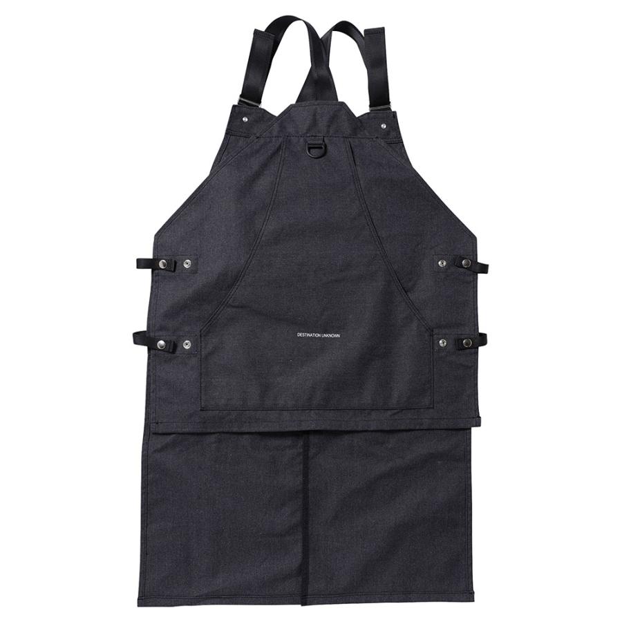 SHAREEF OVER APRON シャリーフ ブラック オーバー エプロン | 楽天