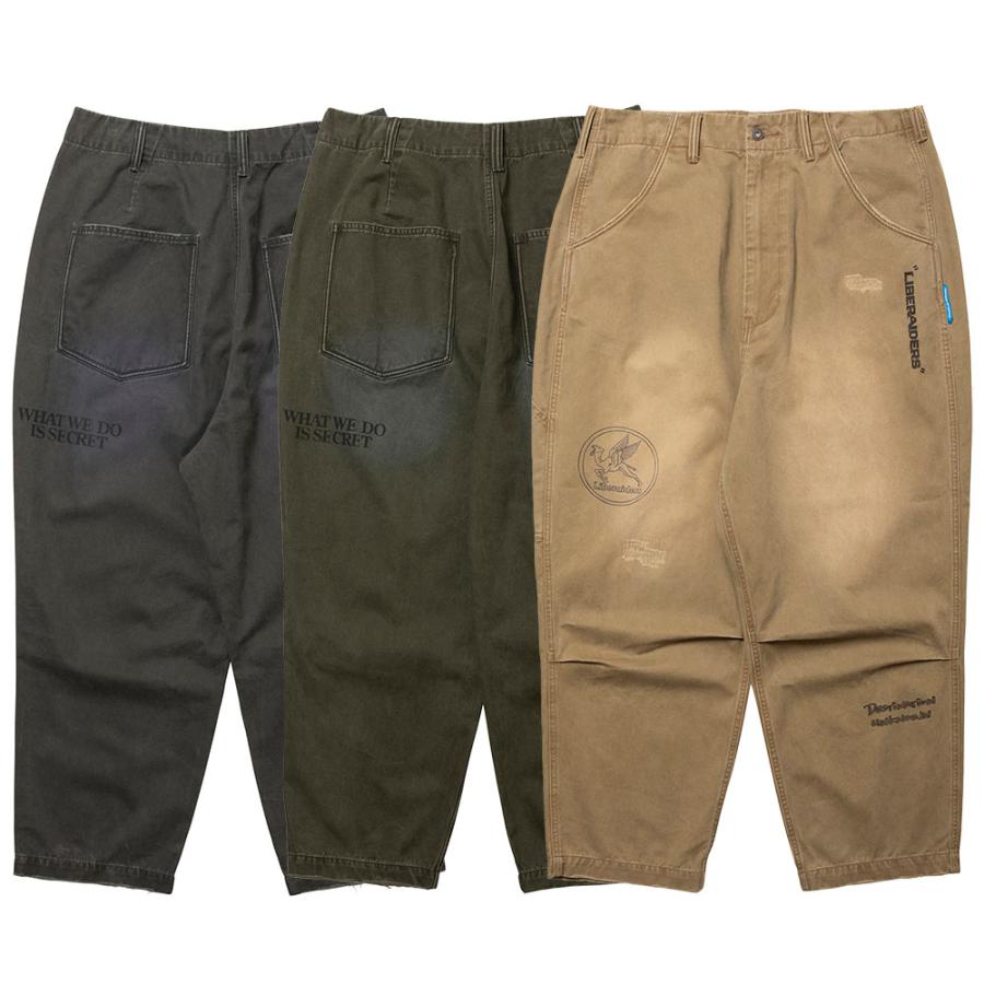 Liberaiders（リベレイダース） HANDWRITING PRINT CHINO SARROUEL 