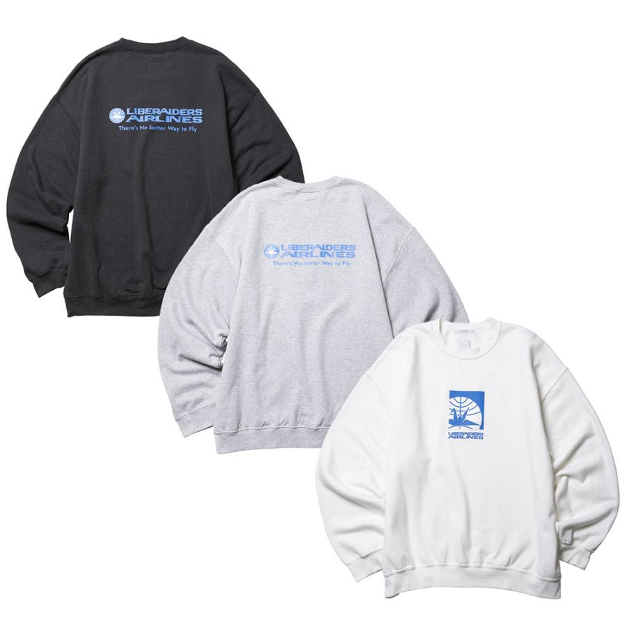 Liberaiders（リベレイダース） AIRLINE CREWNECK 733082601 