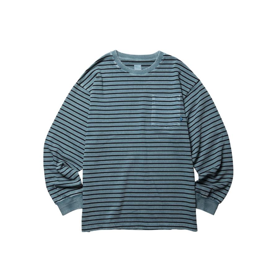 Liberaiders（リベレイダース） PIGMENT DYED STRIPED L/S SHIRT