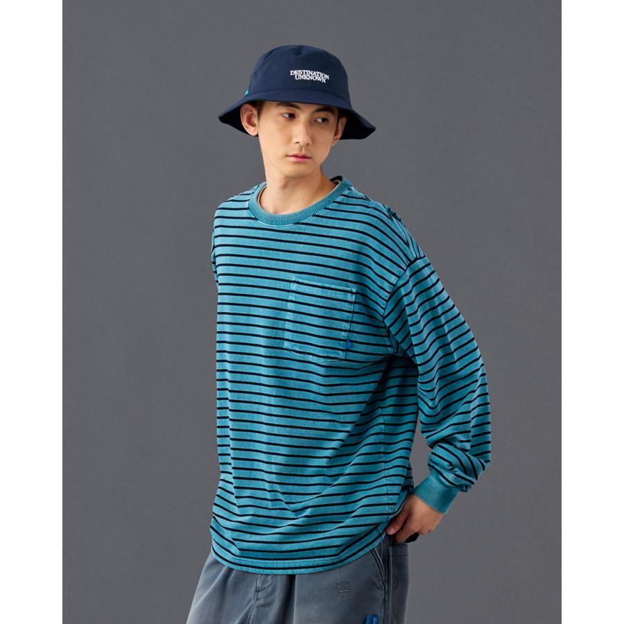Liberaiders（リベレイダース） PIGMENT DYED STRIPED L/S SHIRT