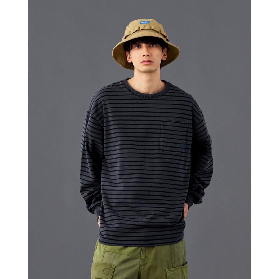 Liberaiders（リベレイダース） PIGMENT DYED STRIPED L/S SHIRT