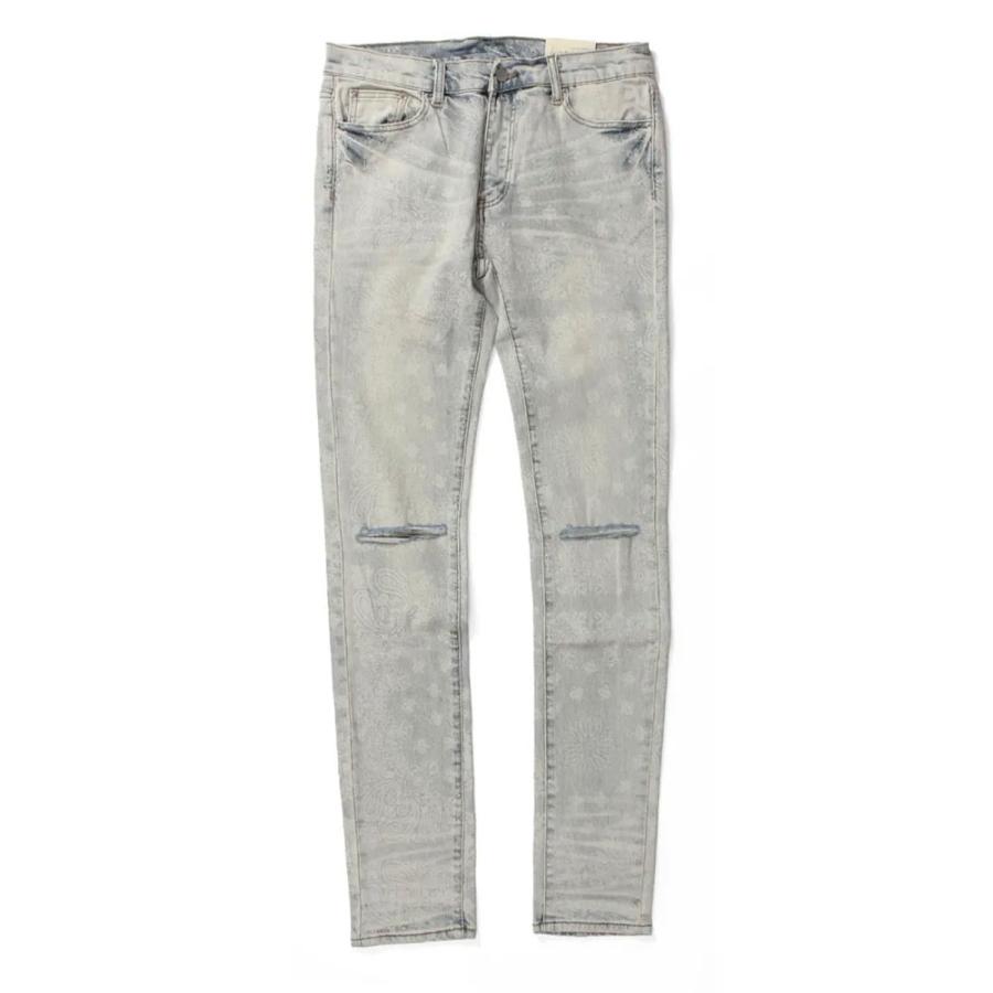 mnml（ミニマル） X696 Paisley Patterned Skinny Denim 25ML-SP834D 