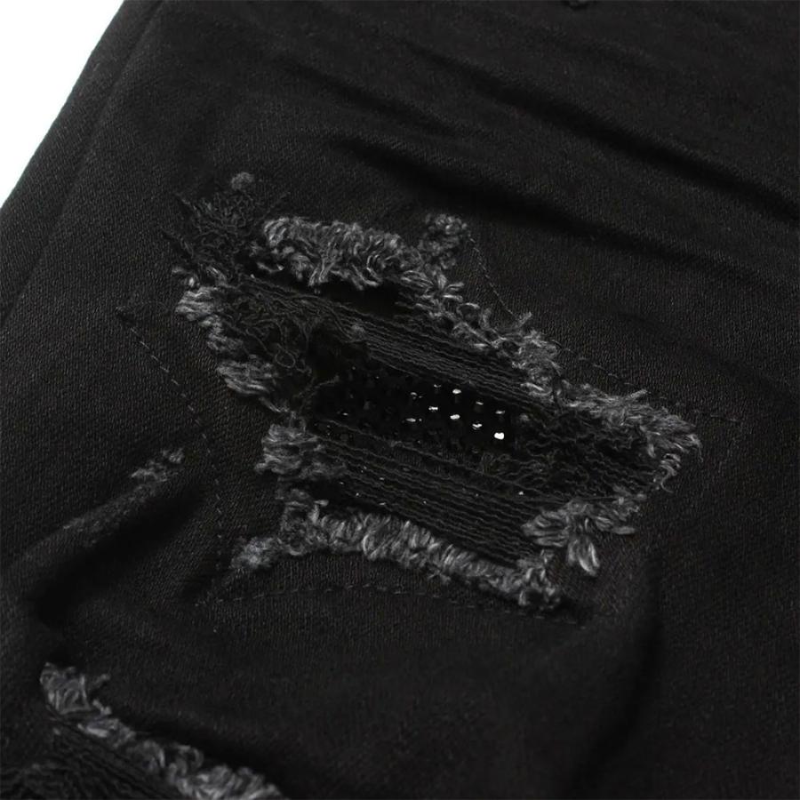 mnml（ミニマル） X201 Rhinestone Skinny Denim 25ML-SP837D デニム