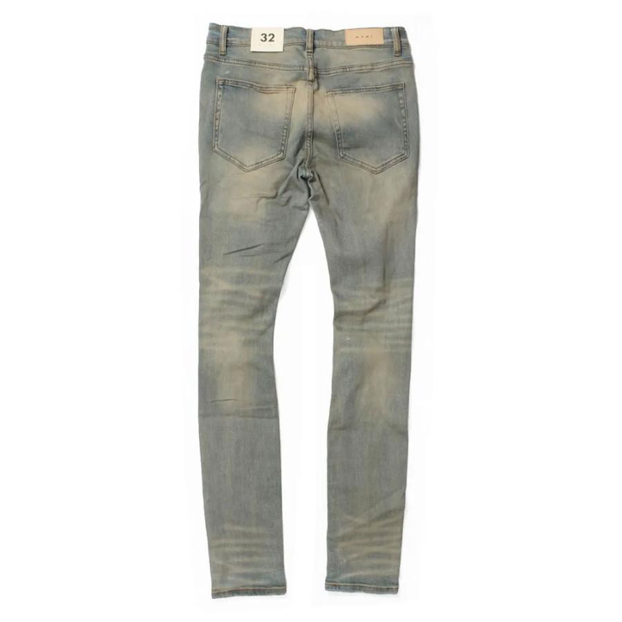 mnml（ミニマル） X201 Rhinestone Skinny Denim 25ML-SP837D デニム