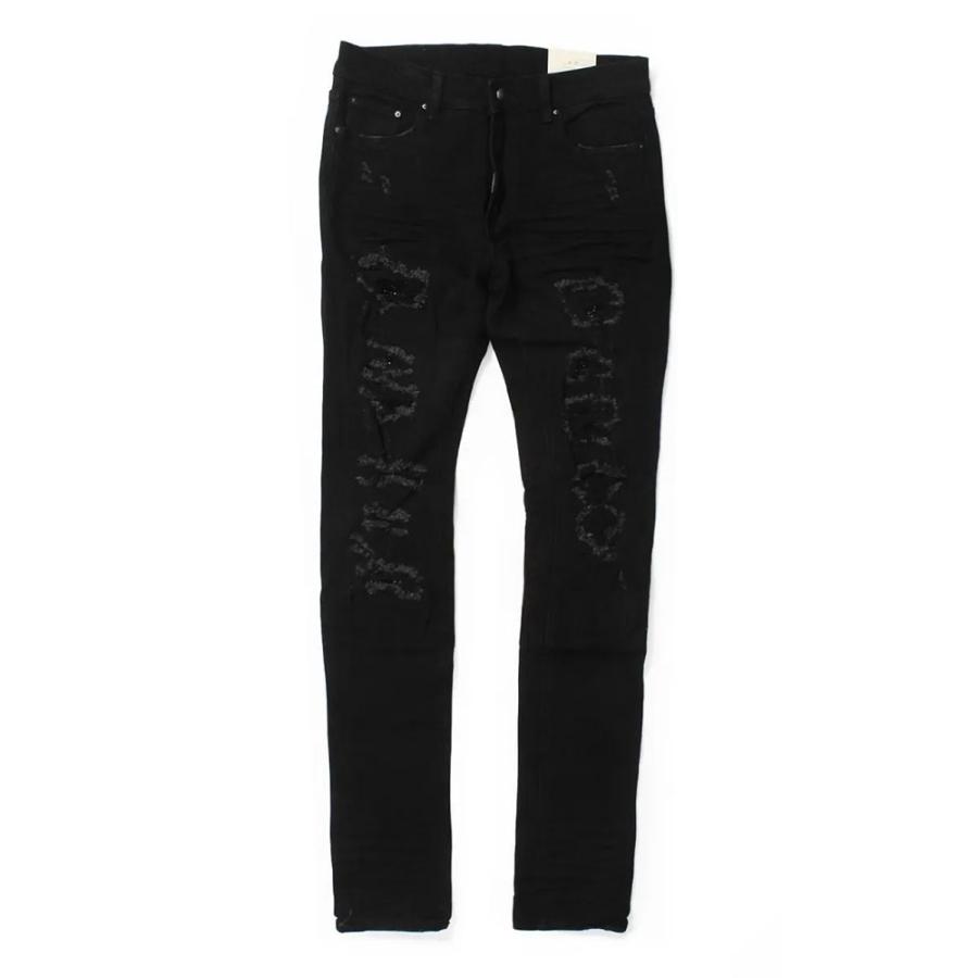mnml（ミニマル） X201 Rhinestone Skinny Denim 25ML-SP837D デニム