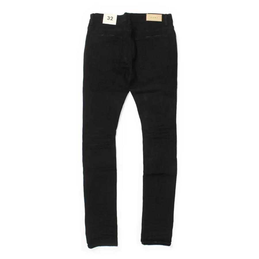 mnml スキニー mnml（ミニマル） X201 Rhinestone Skinny Denim 25ML-SP837D デニム