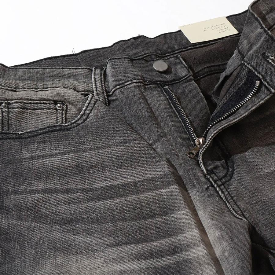 mnml（ミニマル） X145 Stretch Denim Grey 19ML-AW588D デニムパンツ