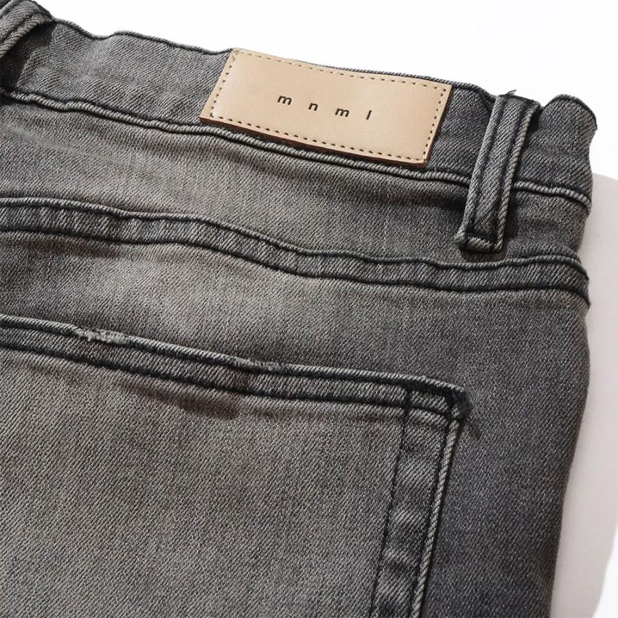 mnml（ミニマル） X145 Stretch Denim Grey 19ML-AW588D デニムパンツ