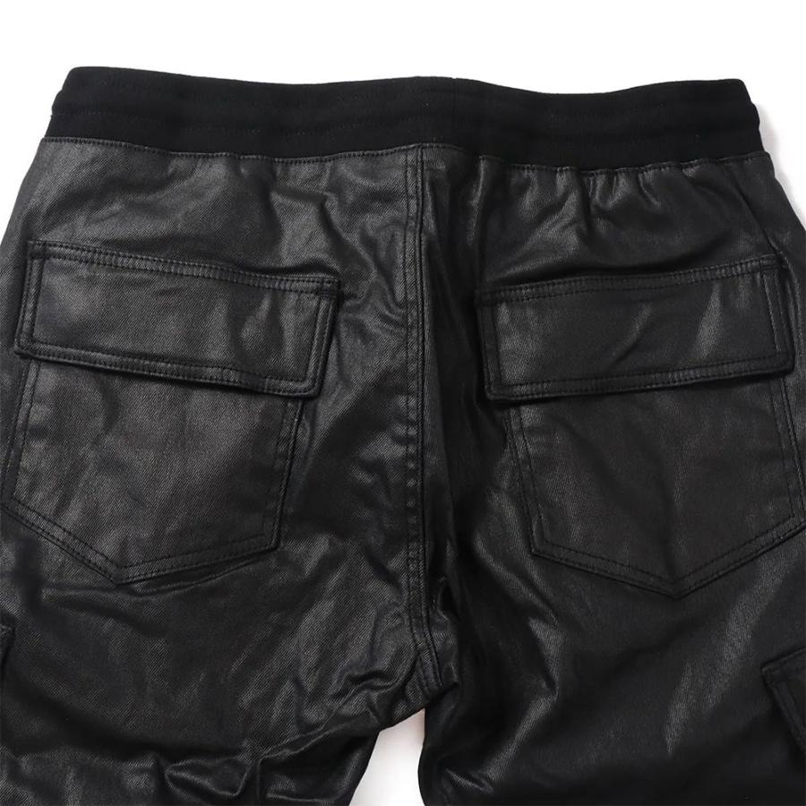 mnml（ミニマル） Cargo Drawcord Pants Waxed Black 25ML-AW470P
