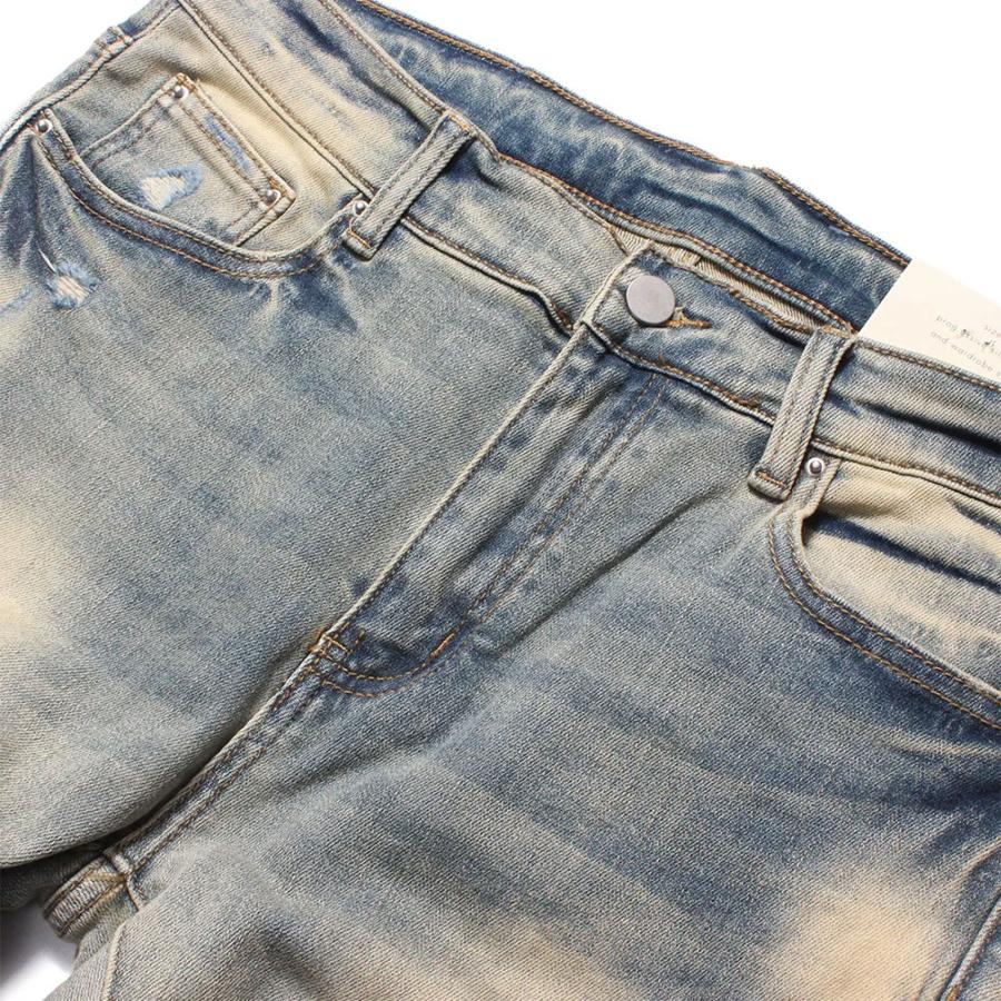 mnml（ミニマル） X165 Paisley Stretch Denim Black 23ML-SP222D