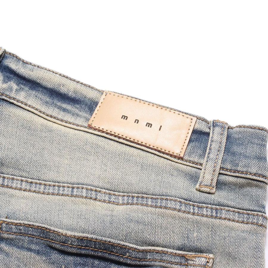 mnml（ミニマル） X165 Paisley Stretch Denim Black 23ML-SP222D