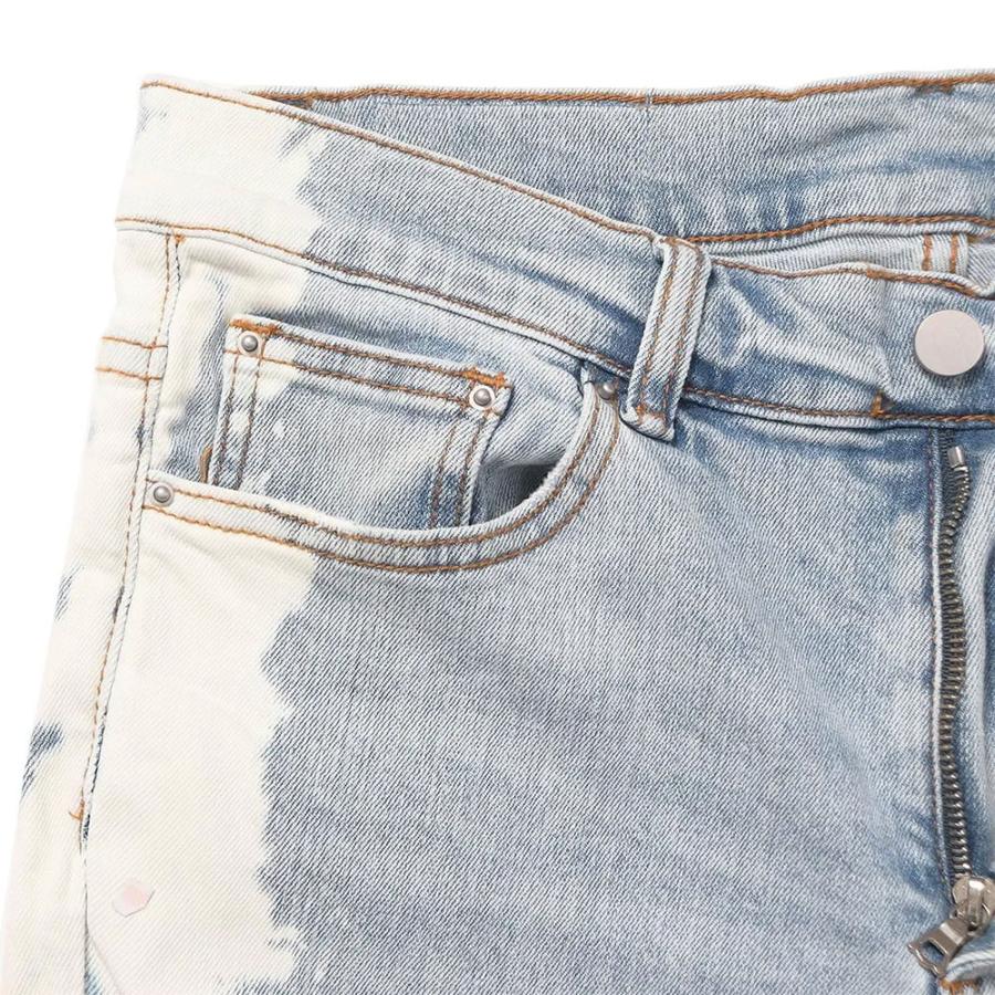 mnml（ミニマル） X409 Rhinestone Skinny Denim 25ML-SP332D デニム