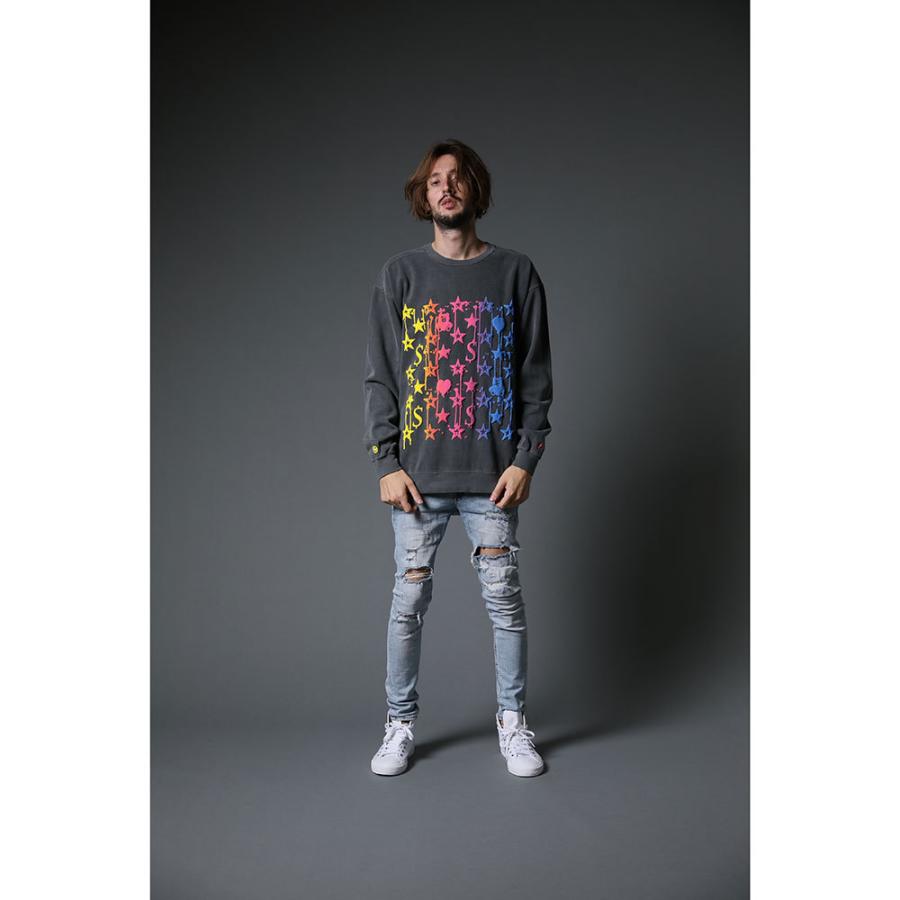 STUD MUFFIN スタッドマフィン ピグメントダイ スウェット サイズ４ STUD MUFFIN スタッドマフィン ピグメントダイコットン裏毛