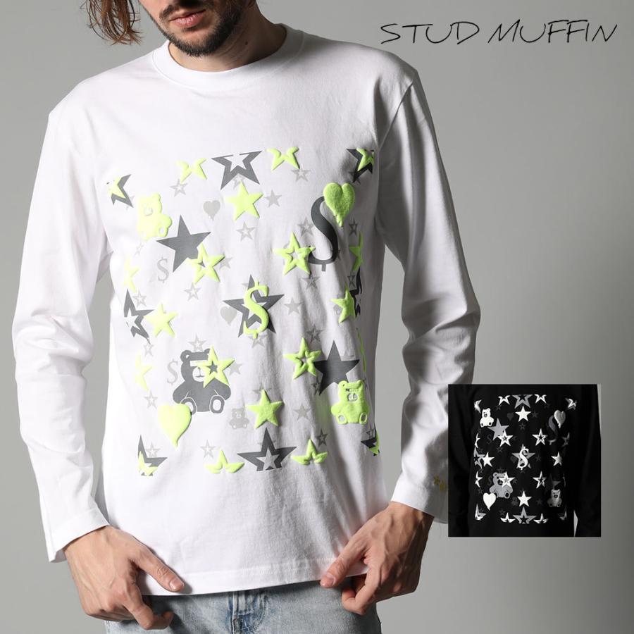 STUD MUFFIN - coco 未使用品 スタッドマフィン STUD MUFFIN メンズ 長袖シャツ 3(M) 白 ホワイト モックネック ハイネック 春秋 STUD MUFFIN - coco 未使用品 スタッドマフィン STUD MUFFIN