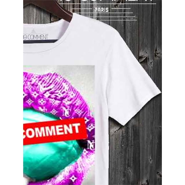 【NO COMMENT PARIS (ノーコメントパリ)】 T-shirt (半袖Tシャツ) "T Shirt lop & candy [LTN43.] [JAPAN LIMITED]"  おしゃれ カッコイイ モテる｜battleline-web｜05