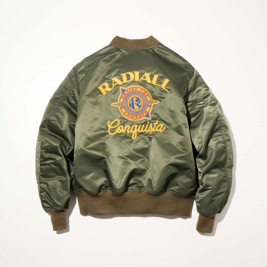 Radiall★ラディアル★MA-1★フライトジャケット★オリーブ★XL RADIALL（ラディアル） Club House TANKERS JACKET RAD-25AW-JK003