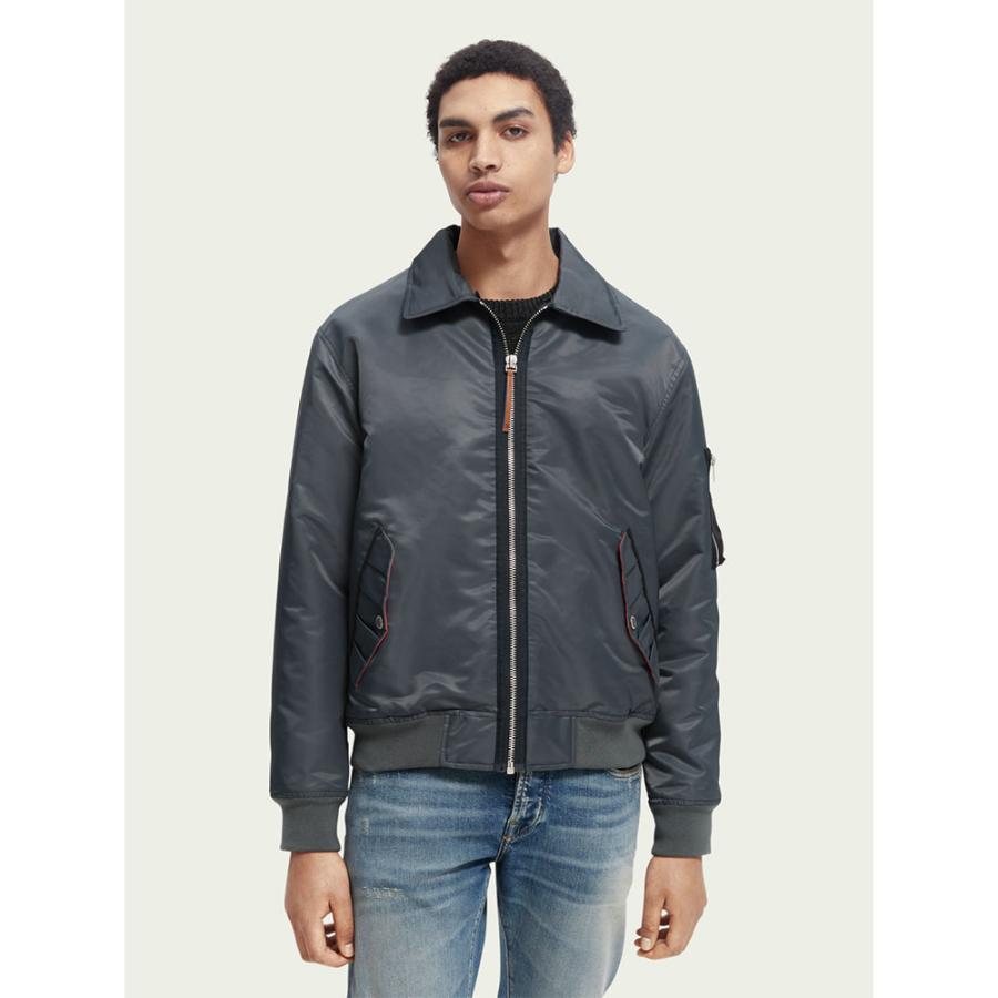 SCOTCH＆SODA SCOTCH & SODA スコッチアンドソーダ Bomber jacket with 