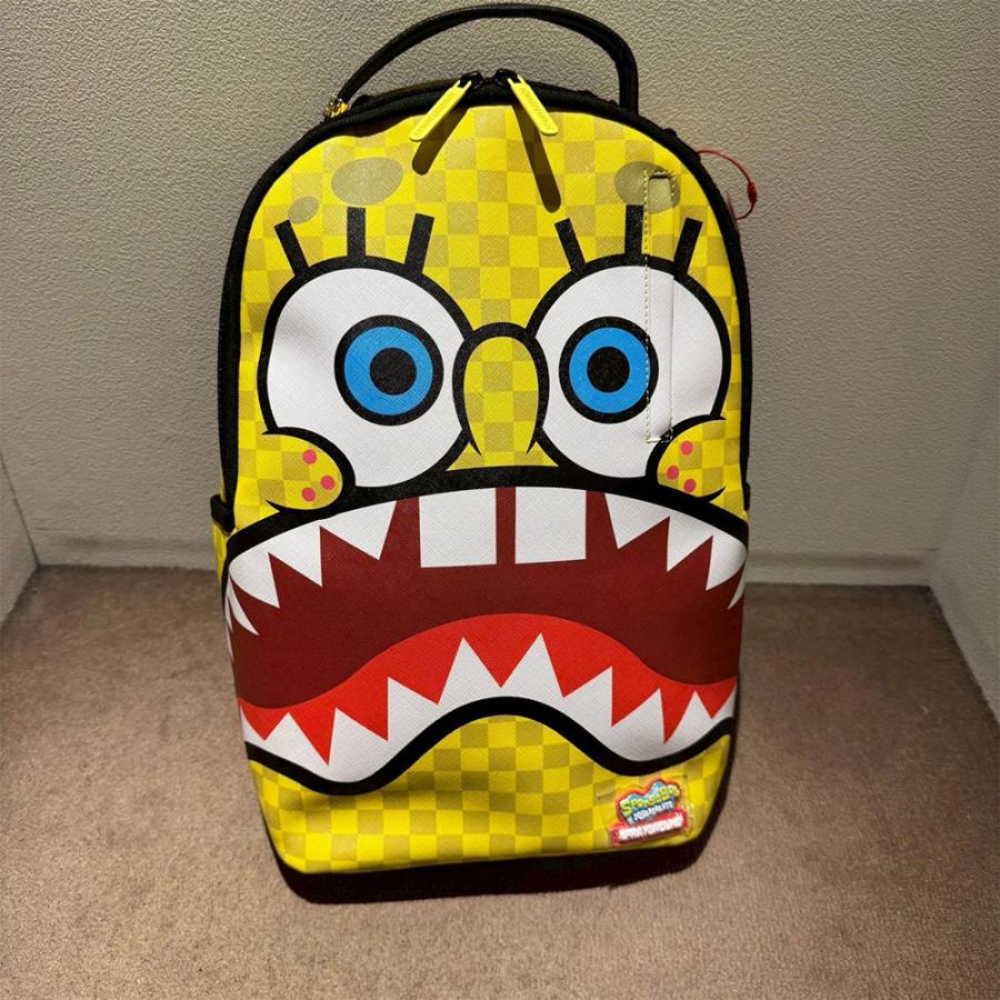 SPRAY GROUND スプレーグラウンド SPONGEBOB CHECKERBOB BACKPACK