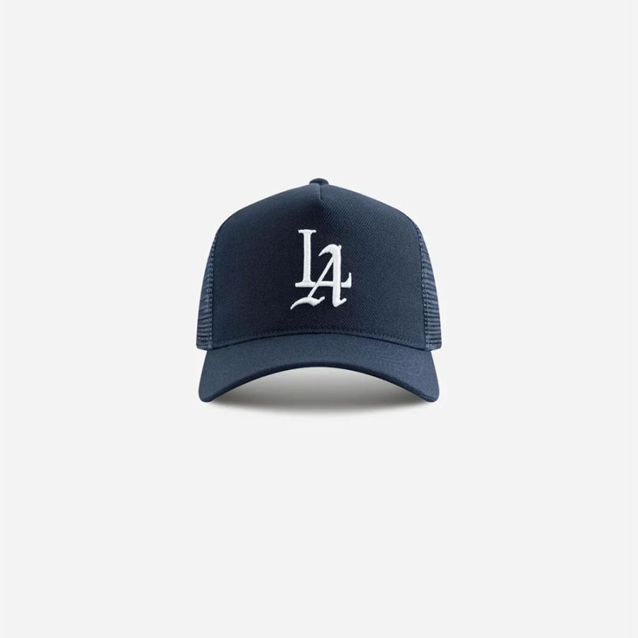 LAロゴ メッシュキャップ STAMPD STAMPD（スタンプド） NY 002 Trucker Hat SLA-U3304HT メッシュ