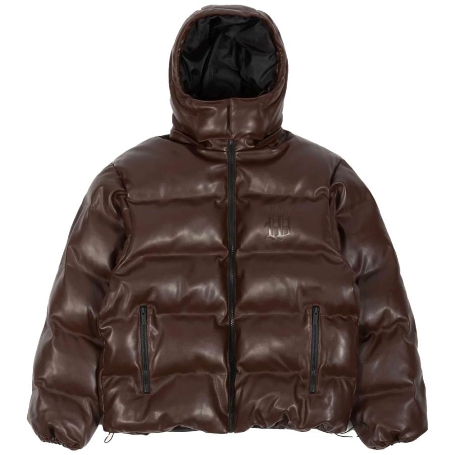 WASTED PARIS ウェイステッドパリス Puffer Hood Faux Leather ダウン