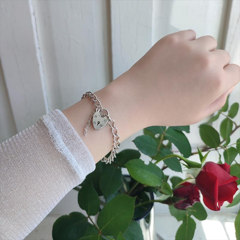 イギリスヴィンテージ バーミンガム スターリングシルバー パドロック