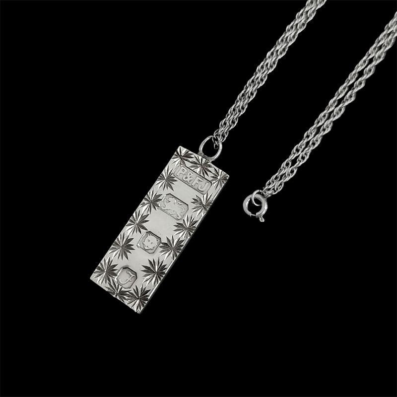 イギリスヴィンテージ ロンドン スターリングシルバー インゴット