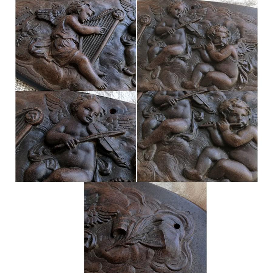 ナポレオン3世 エボナイト 天使のレリーフのプラーク フランス