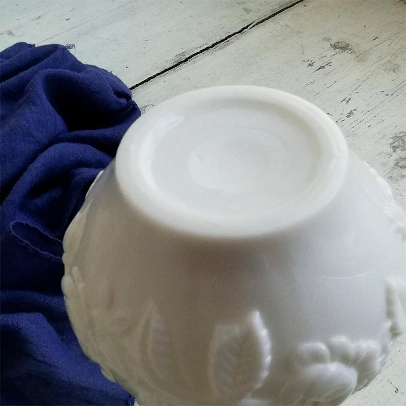 Portieux Vallerysthal オパリンガラス フラワーべース フランス