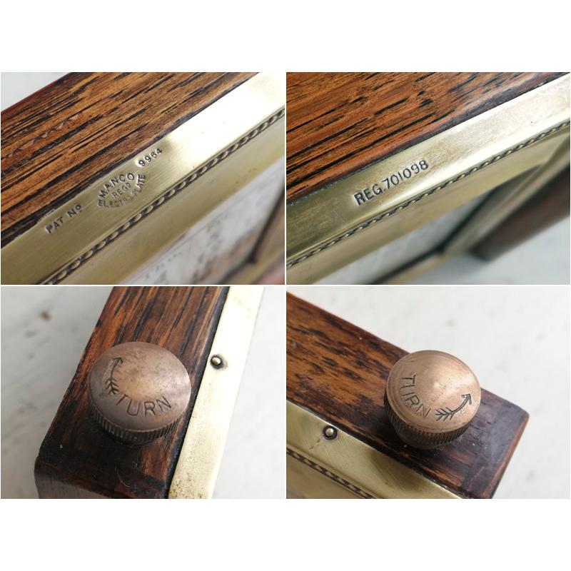 オーク 万年 卓上カレンダー 1924年 レジスタードナンバー入り