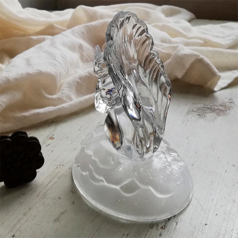 Cristal D'Arques クリスタルダルク クリスタルガラス リスの置物