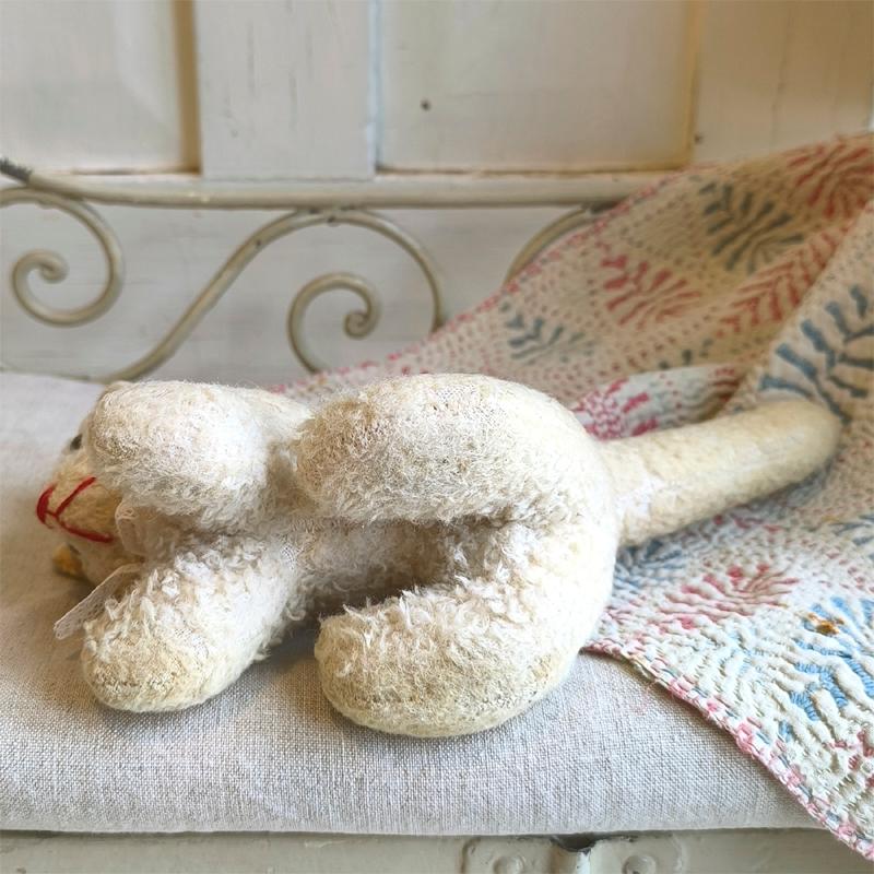 ドイツ製 グリーンアイ 猫のぬいぐるみ ドイツヴィンテージ : BAU