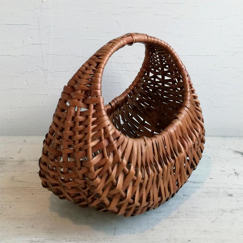 アンティークバスケット　2点セット　ヨーロッパ　ヴィンテージ 子供用 スモール バスケット イギリスヴィンテージ : BAU ANTIQUES