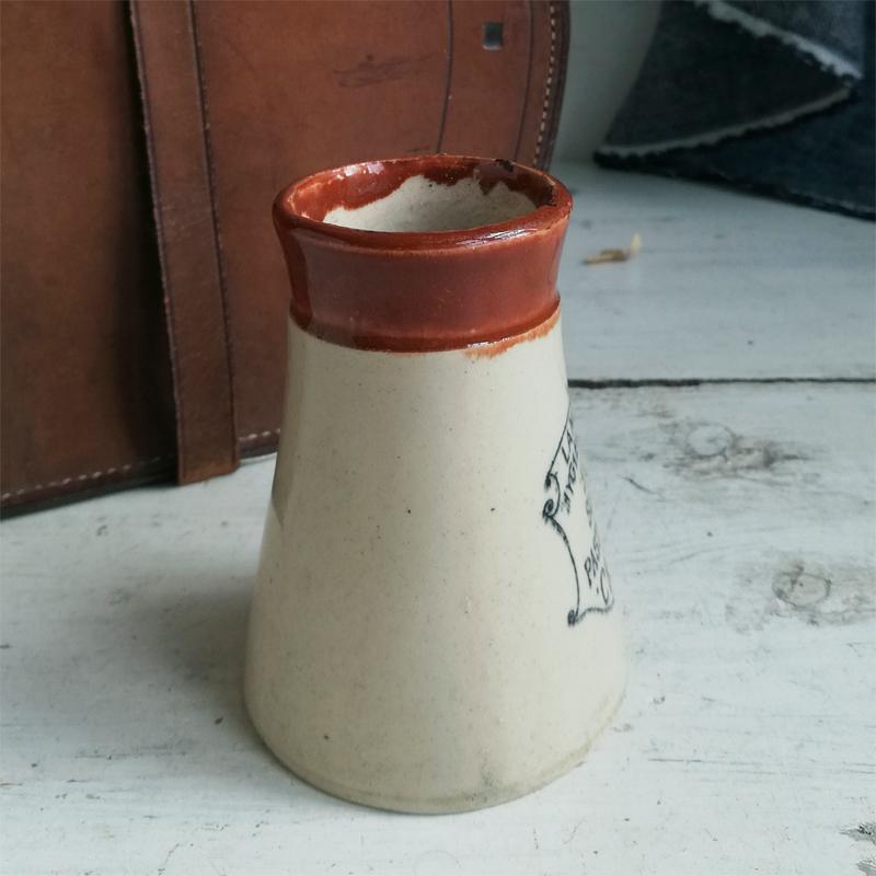 ツートンカラー クリーム ポット イギリスアンティーク : BAU ANTIQUES