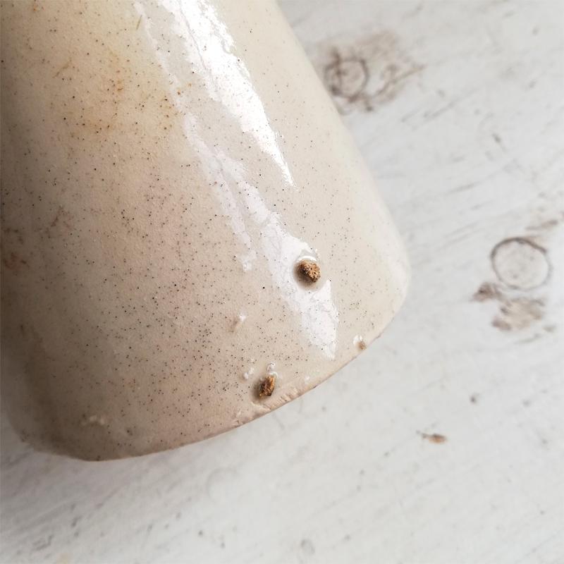 ツートンカラー クリーム ポット イギリスアンティーク : BAU ANTIQUES
